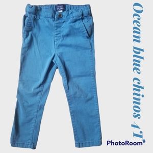 Children's Place ocean blue chinos 4T